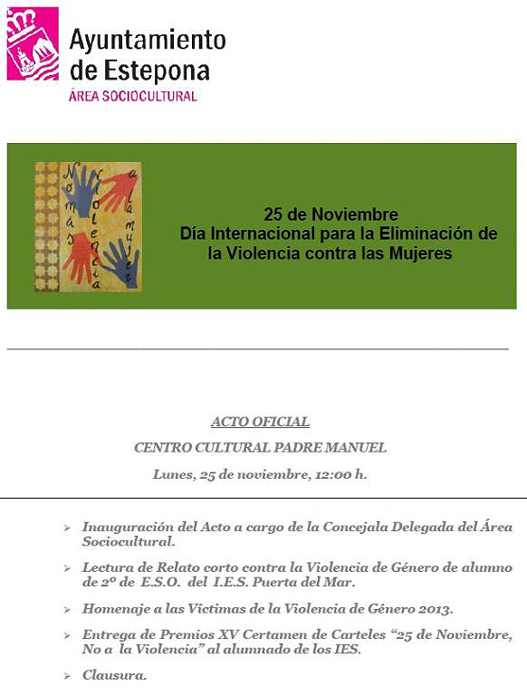 Dia contra la violencia de genero 2013